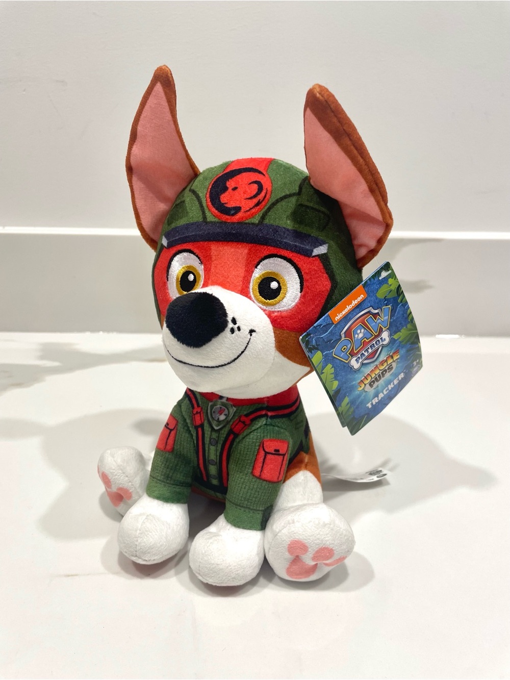 🟤2/$25 NEW Paw Patrol Jungle Pups Tracker Plush Toy
